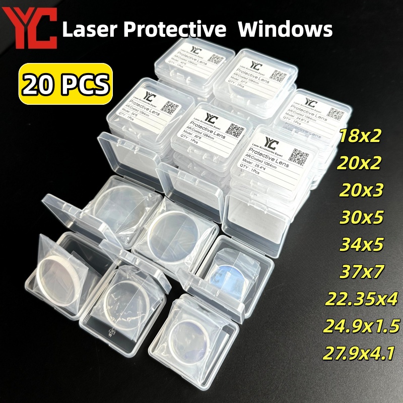 Industrial Laser Welding Machine - 20Pcs Fiber Laser Protective Lens Set
