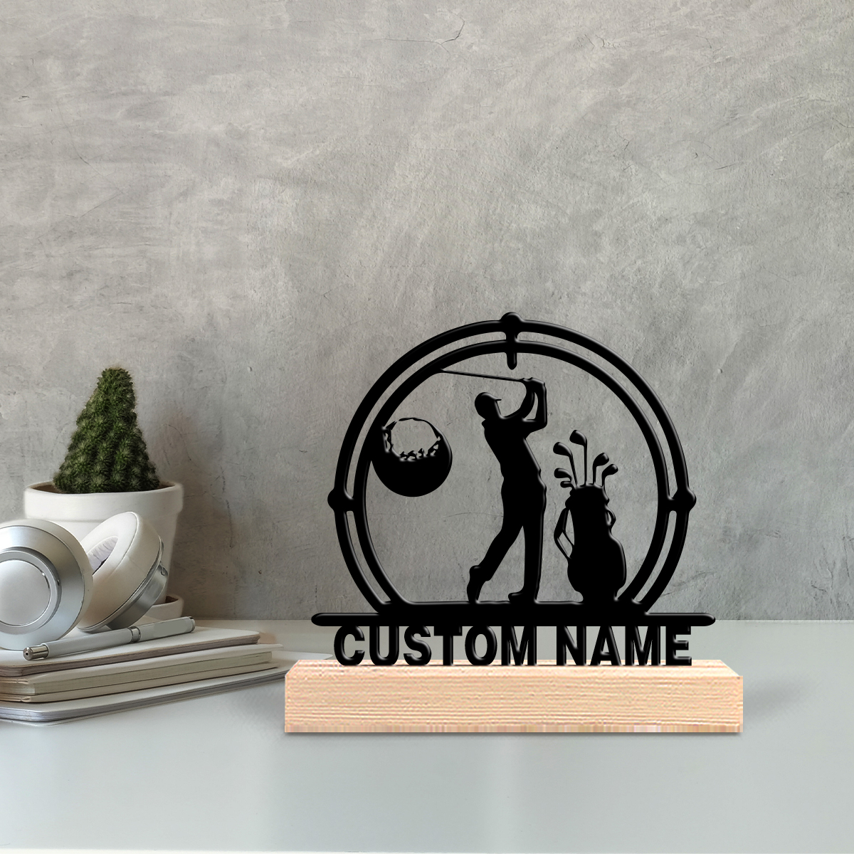 Desktop Laser Engraver - A customized countryside item Golf Abstract