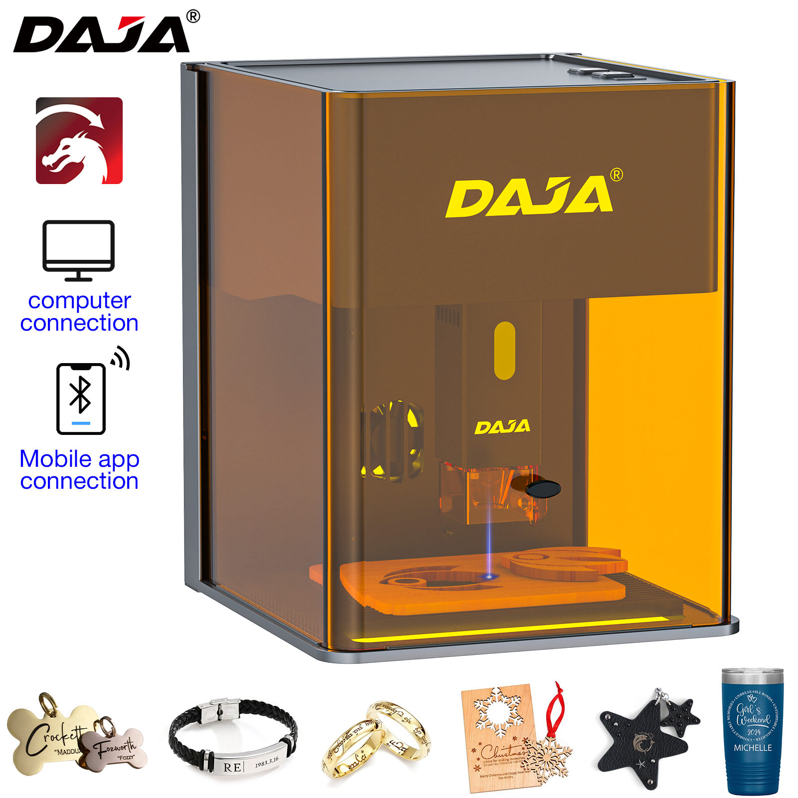 Acrylic Cutting Machine - DAJA DJ6 Pro Mini Laser Engraving