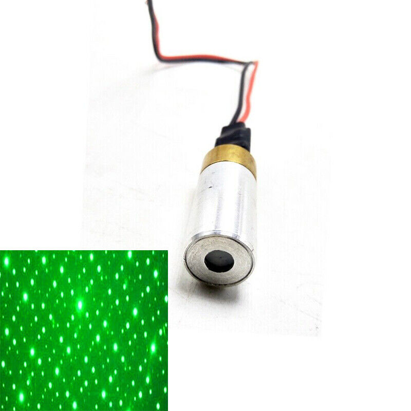 Industrial Laser Diode - INDUSTRIAL 532nm 10mW Green Gypsophila Dot