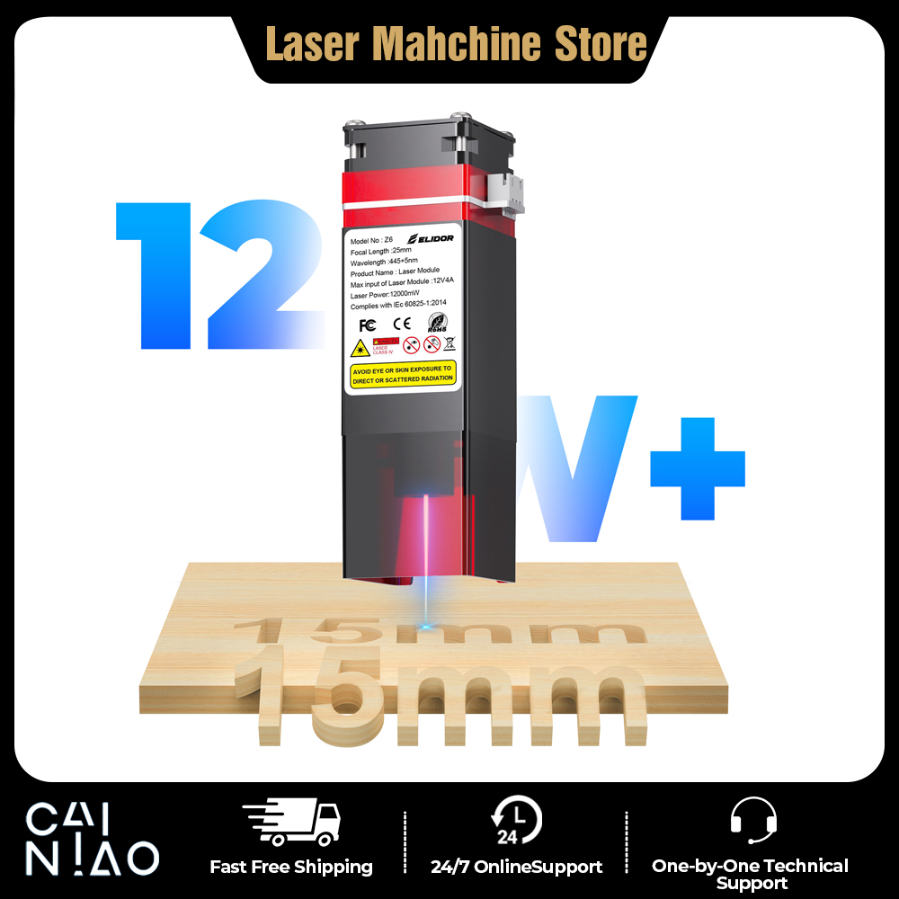 Desktop Laser Engraver - ELIDOR Z6 6W/12W Laser Module Upgrade