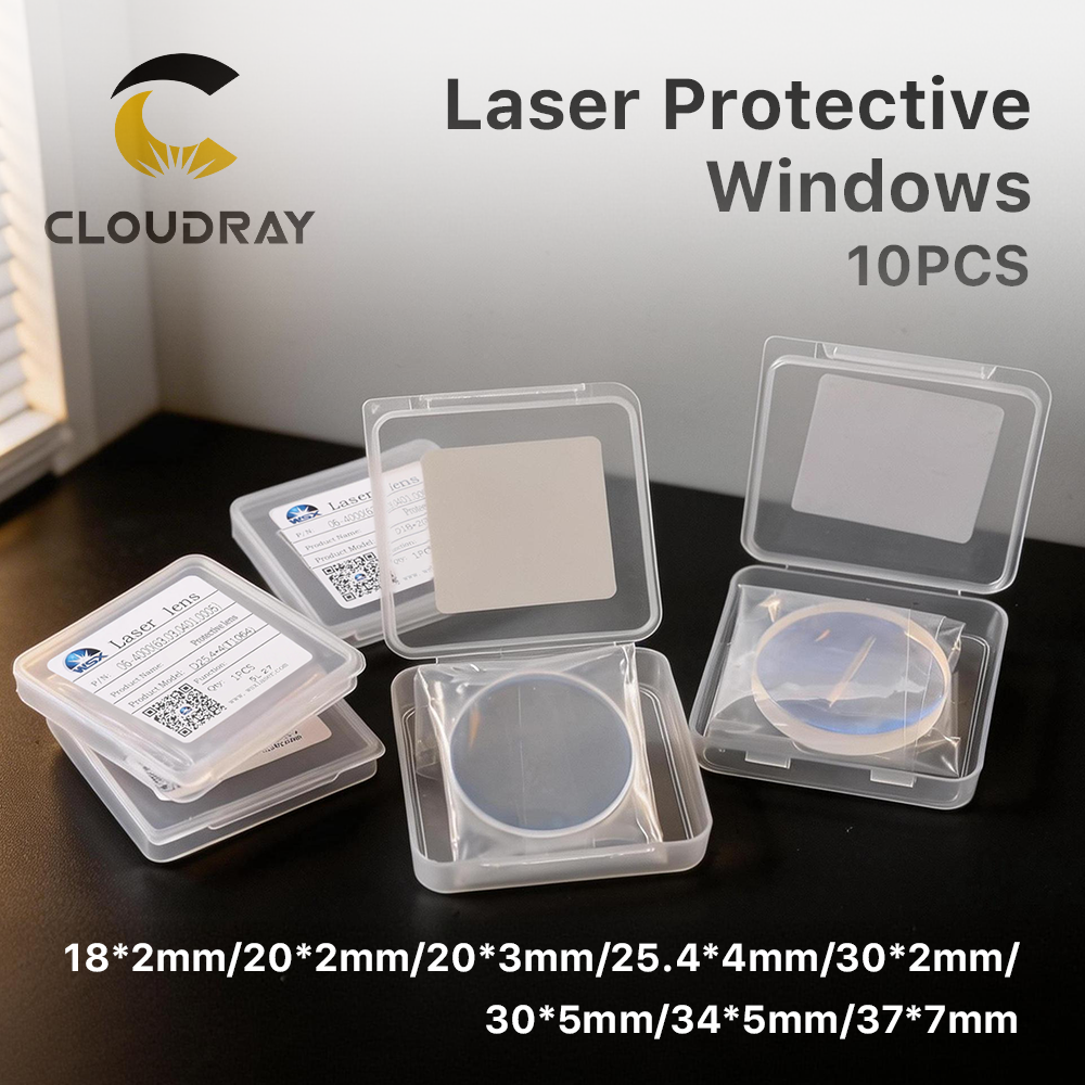 Co2 Laser Mirror - Cloudray 10PCS Protective Windows WSX Original