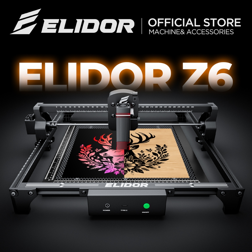 Industrial Laser Diode - ELIDOR Z6 6W Laser Engraver and