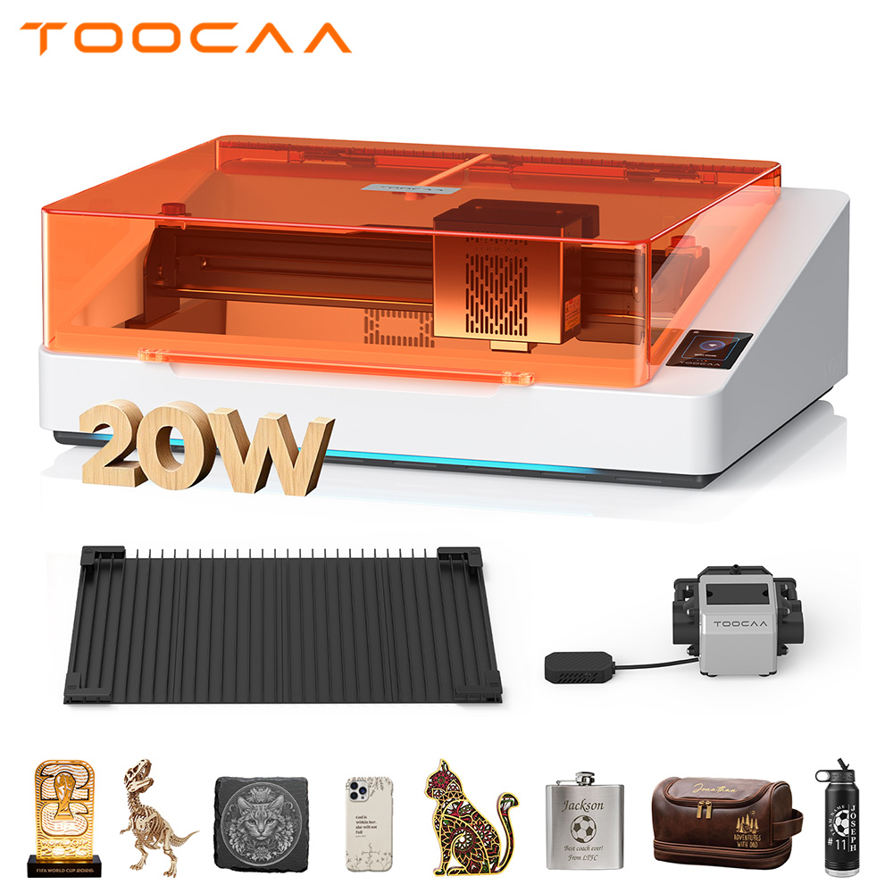 Desktop Laser Engraver - TOOCAA NOVA 20W Beginner-Friendly Laser Engraver