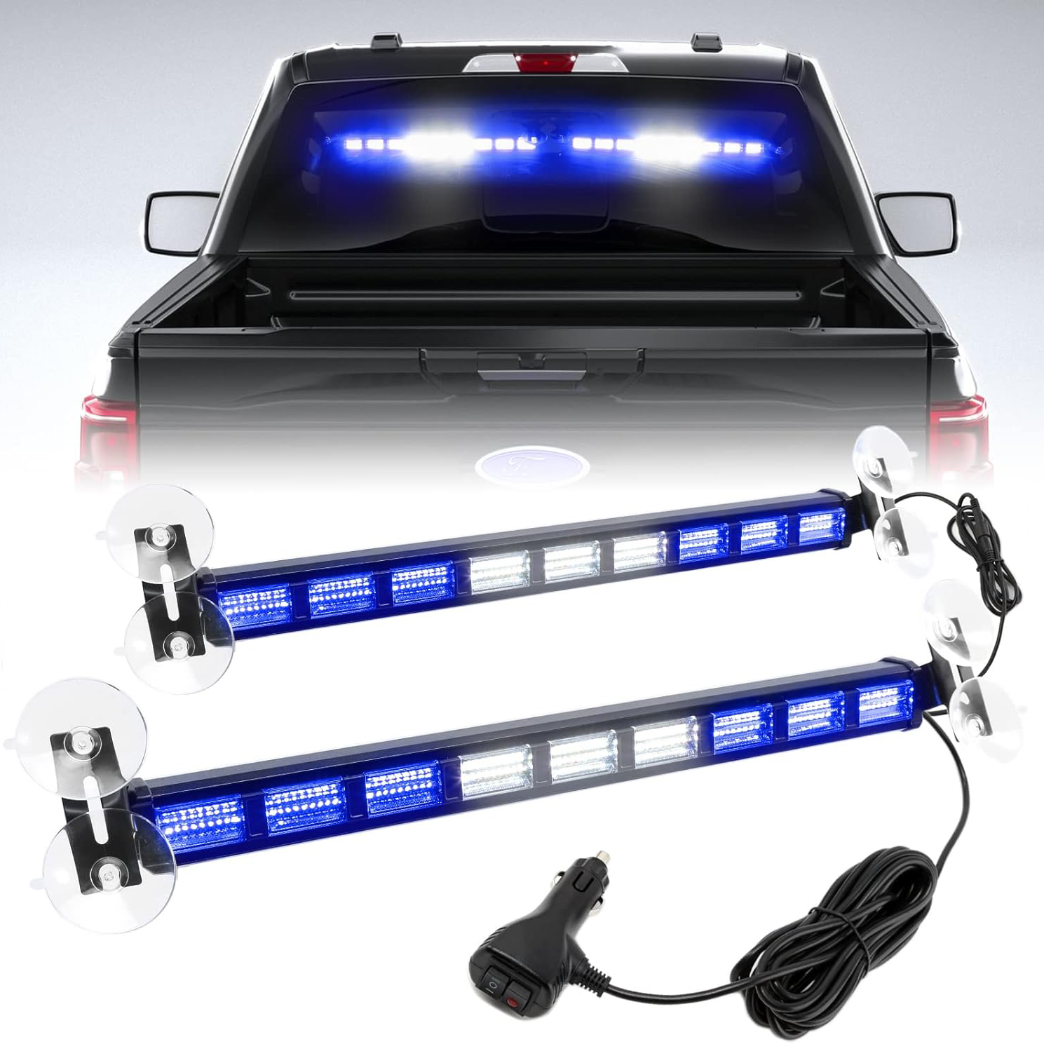 Industrial Laser Pointer 24V - 2in1 Car Emergency Light Bar Windshield