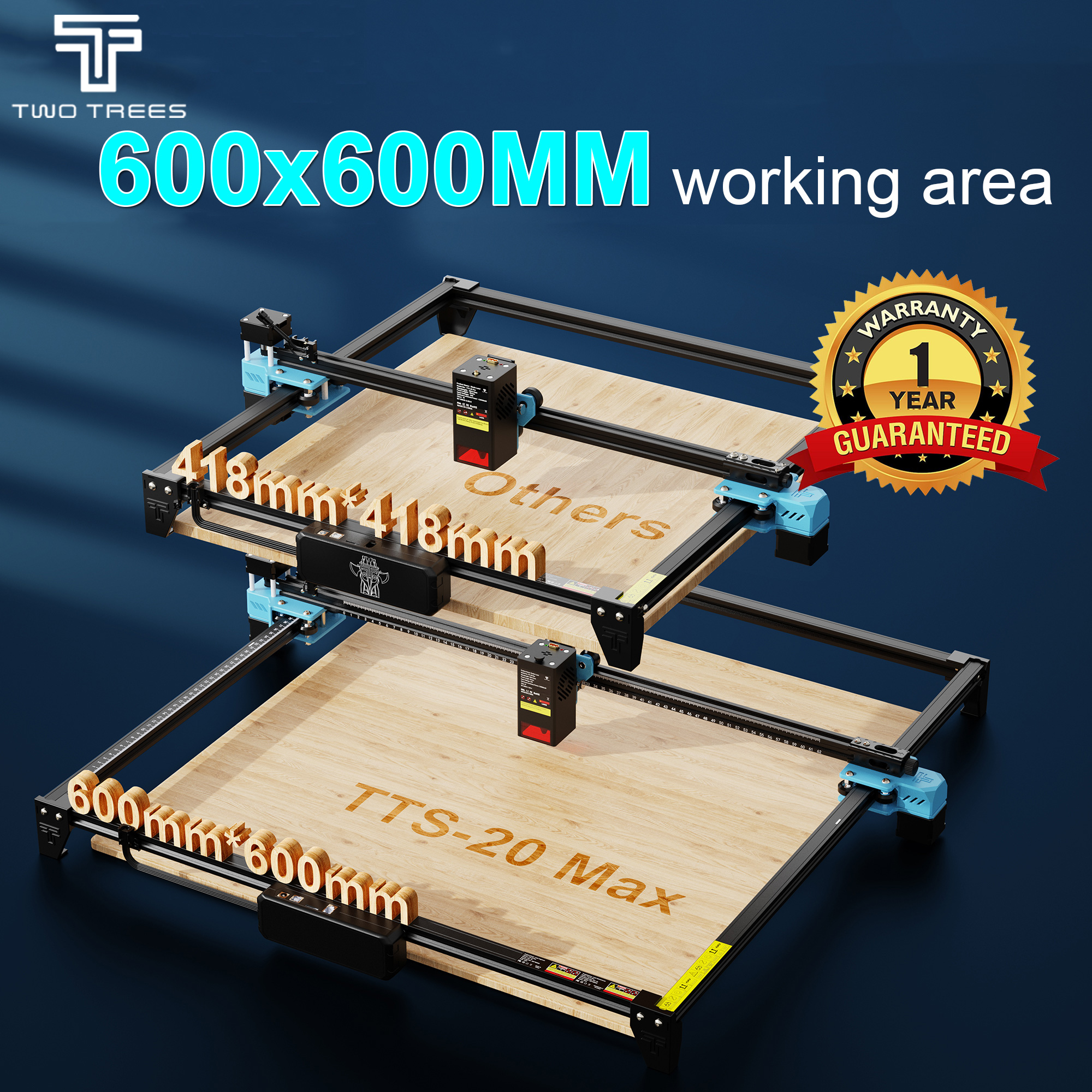 Twotrees TTS-20 Max Metal 20W  - Acrylic Cutting Machine ulasan dan harga