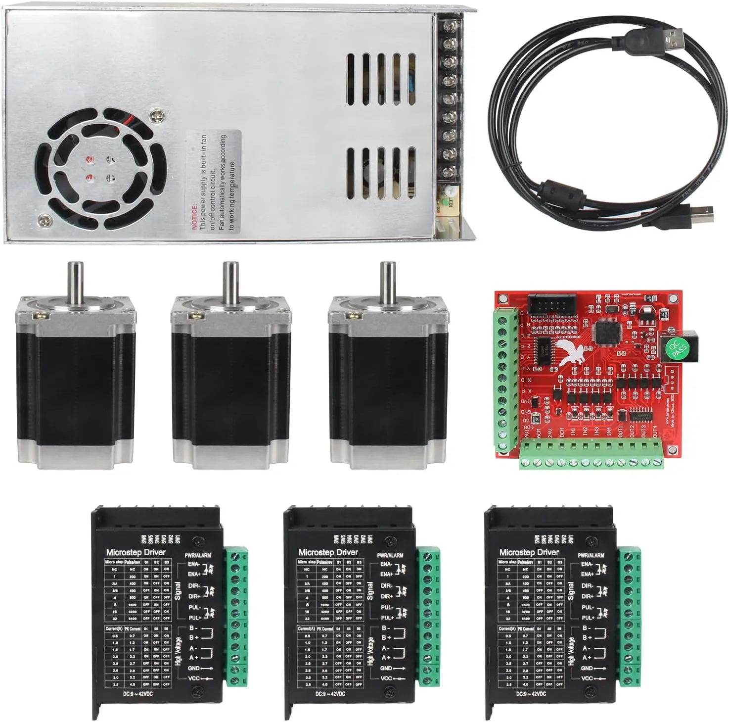 CNC Controller Kit, 3 Axis CNC - Stepper Driver Cnc ulasan dan harga