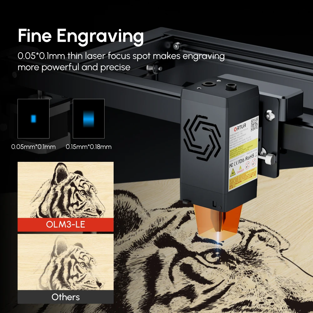 ORTUR OLM3 LE 10w Laser Engrav - Desktop Laser Engraver ulasan dan harga