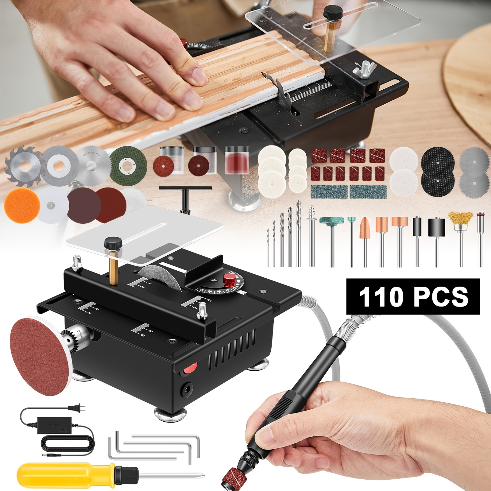AUXTUR Mini Table Saw, Multifu - Acrylic Cutting Machine ulasan dan harga