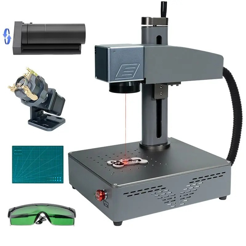 S4 20w portable fiber laser en - Desktop Laser Engraver ulasan dan harga