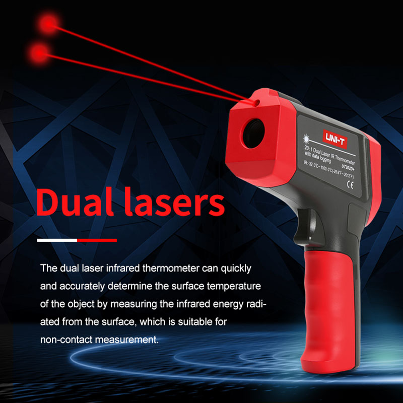 UNI-T Digital Infrared Thermom - Industrial Laser Thermometer ulasan dan harga