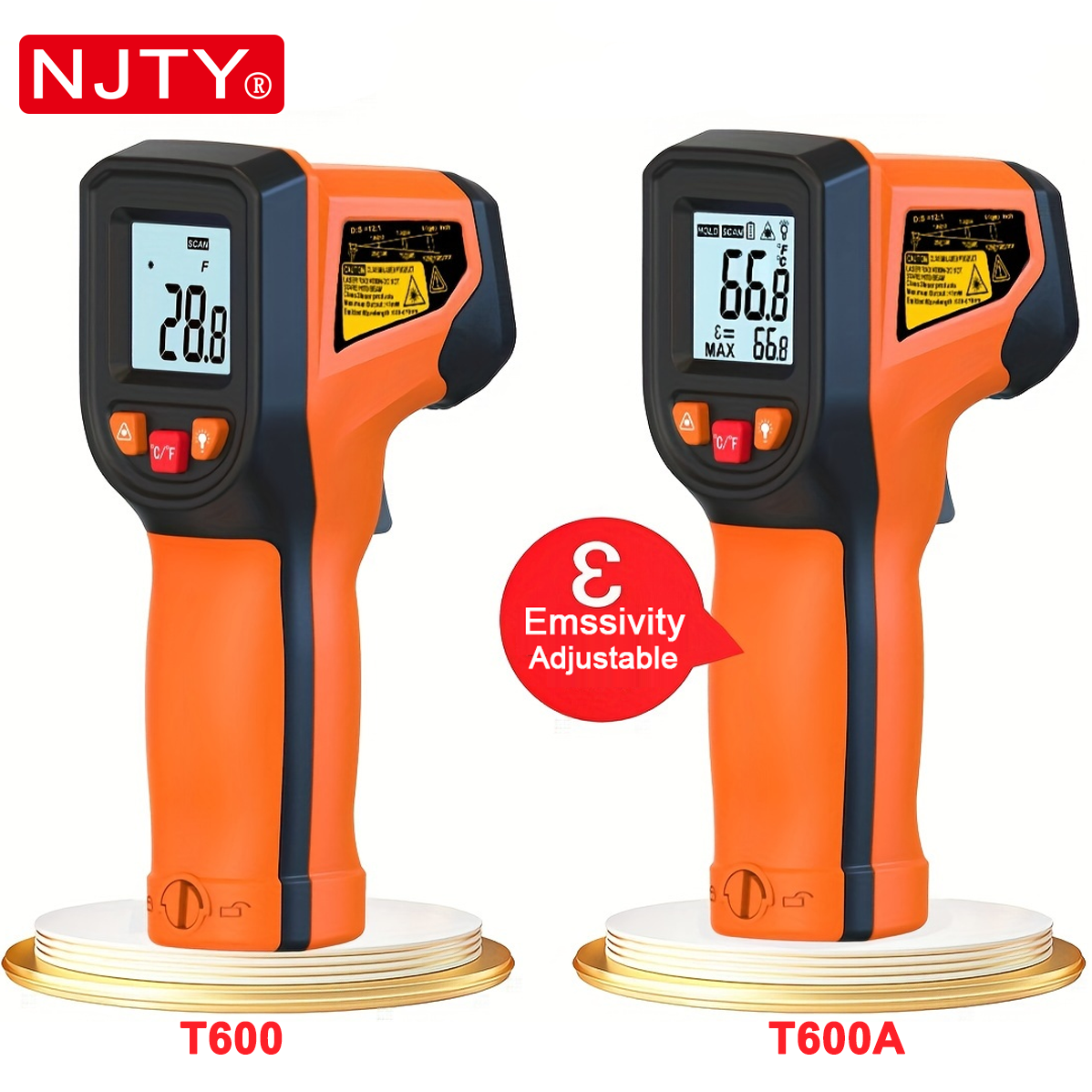 NJTY T600T600A Laser Temperatu - Industrial Laser Thermometer ulasan dan harga