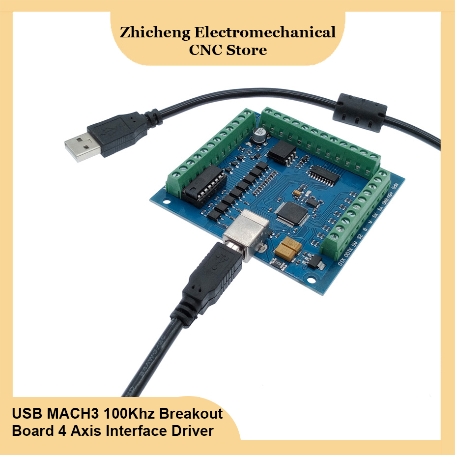 CNC Breakout board USB MACH3 e - Stepper Driver Cnc ulasan dan harga