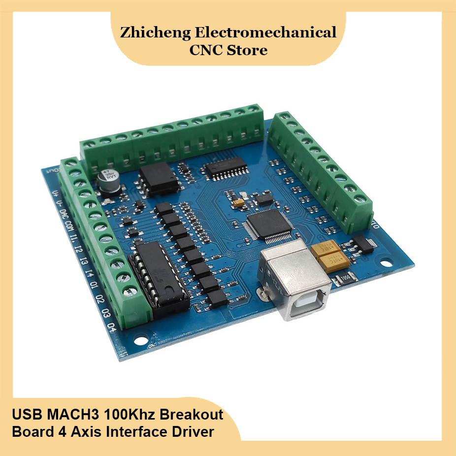 CNC Breakout board USB MACH3 e - Stepper Driver Cnc ulasan dan harga