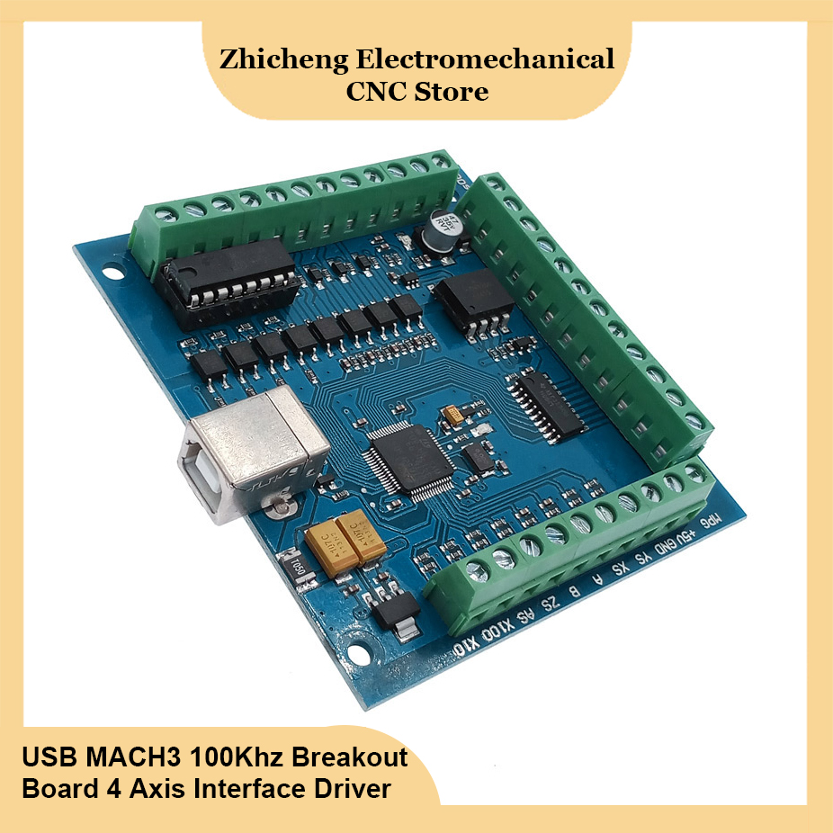 CNC Breakout board USB MACH3 e - Stepper Driver Cnc ulasan dan harga