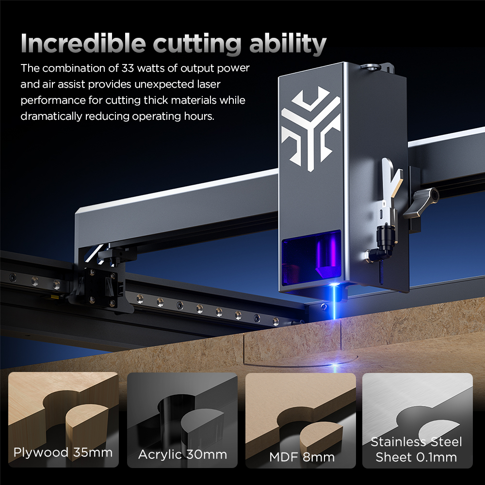 ACMER P2 Laser Engraver 33W 20 - Industrial Laser Solutions ulasan dan harga