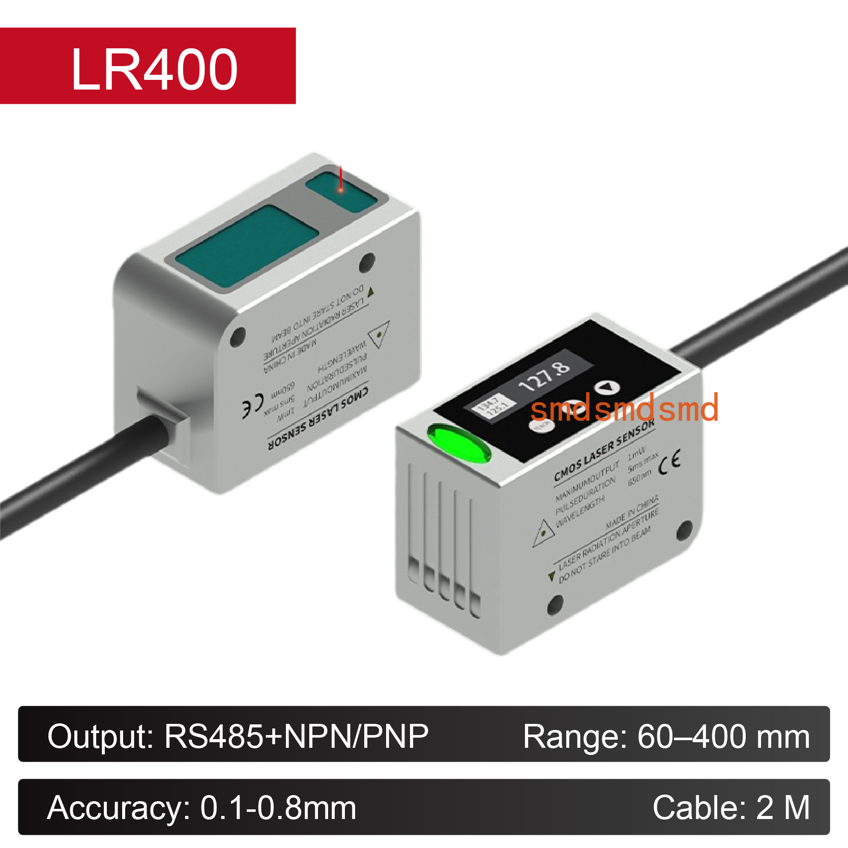 LR400 Laser Displacement Senso - Industrial Laser Displacement Sensor ulasan dan harga
