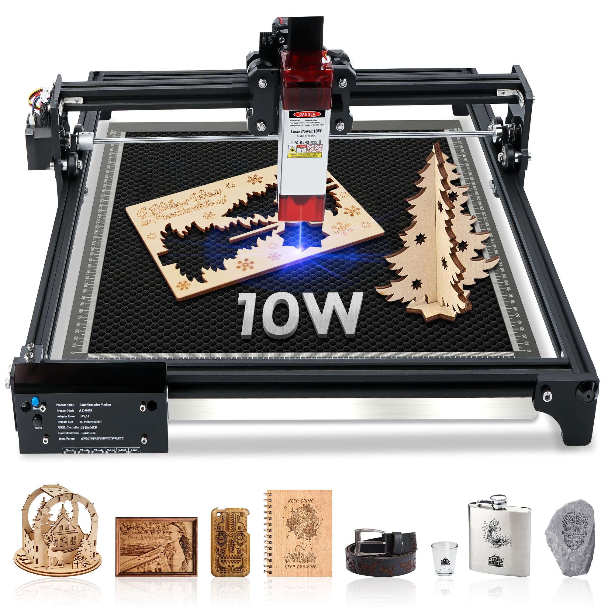 10W Laser Cutting Machine, GRB - Acrylic Cutting Machine ulasan dan harga