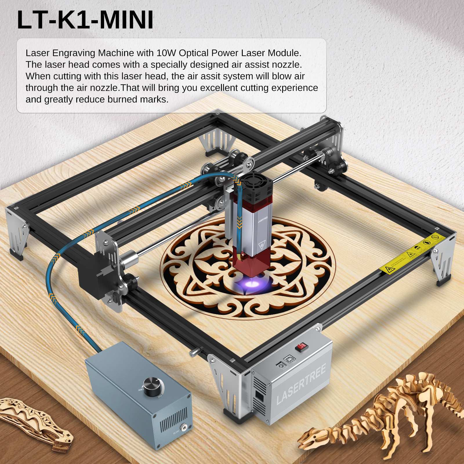 LASER TREE K1 Mini Laser Engra - Industrial Laser Solutions ulasan dan harga