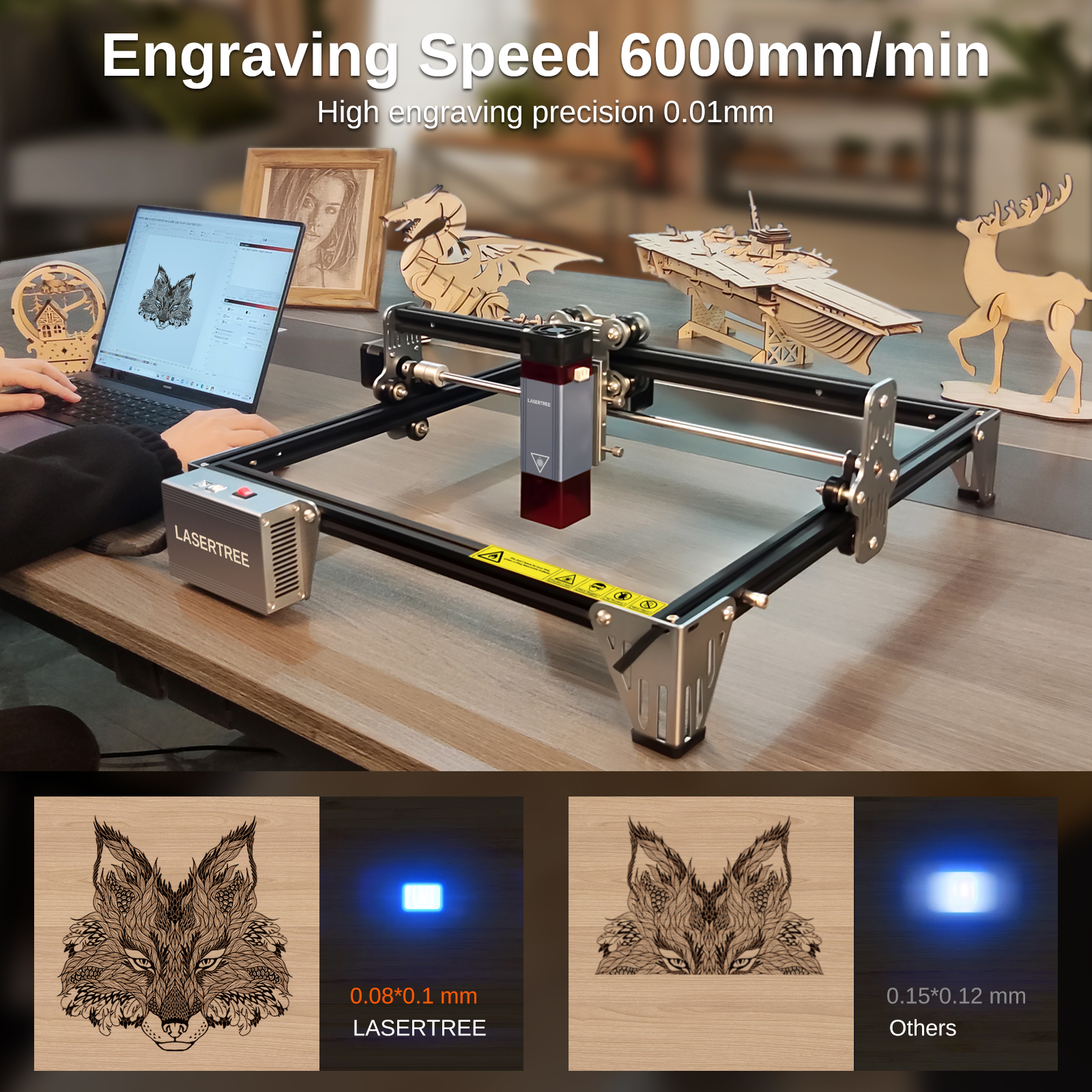 LASER TREE K1 Mini Laser Engra - Industrial Laser Solutions ulasan dan harga