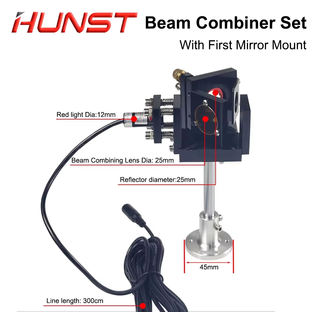 Hunst Beam Combiner Set 25mm L - Co2 Laser Mirror ulasan dan harga