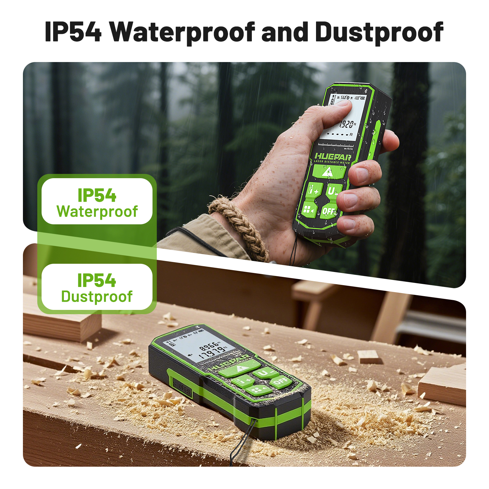 Huepar 100m Bluetoothed Laser  - Industrial Laser Displacement Sensor ulasan dan harga