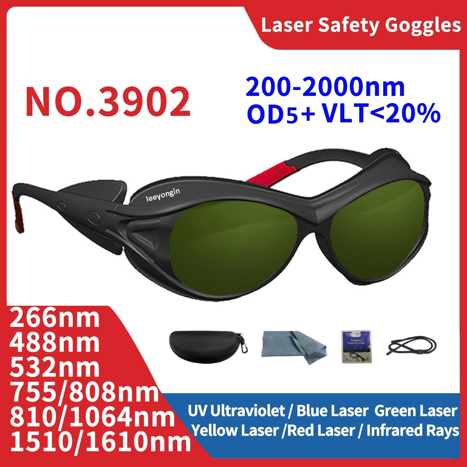 Laser Goggles All Wavelength 2 - Industrial Uv Laser ulasan dan harga