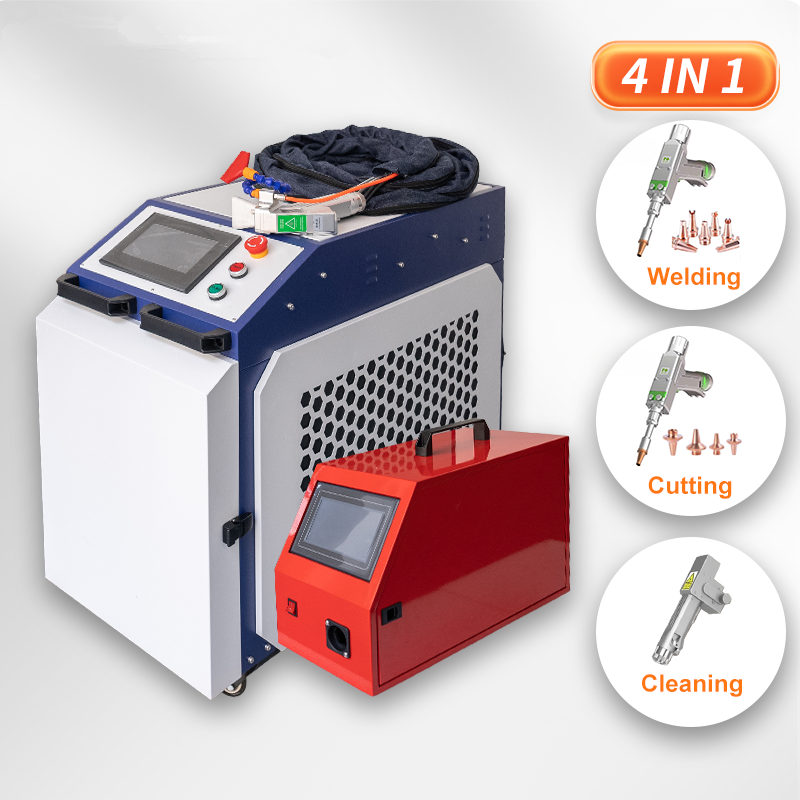 4 in 1 Double Wire Feed Laser  - Industrial Laser Welding Machine ulasan dan harga