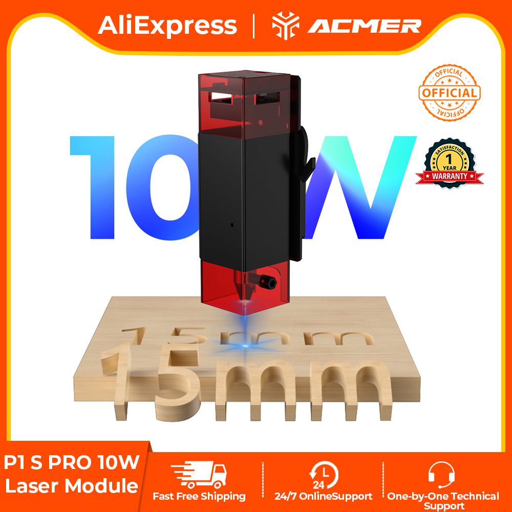 ACMER 10W Laser Head Upgrade K - Acrylic Cutting Machine ulasan dan harga