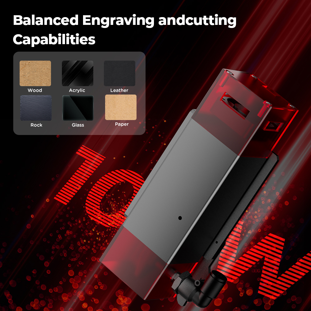 ACMER 10W Laser Head Upgrade K - Acrylic Cutting Machine ulasan dan harga
