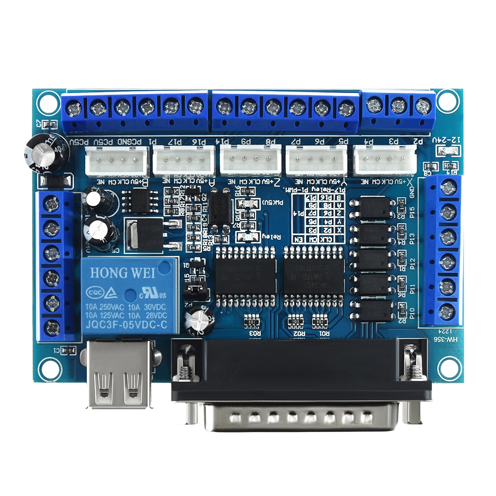 5 Axis CNC MACH3 Breakout Boar - Stepper Driver Cnc ulasan dan harga