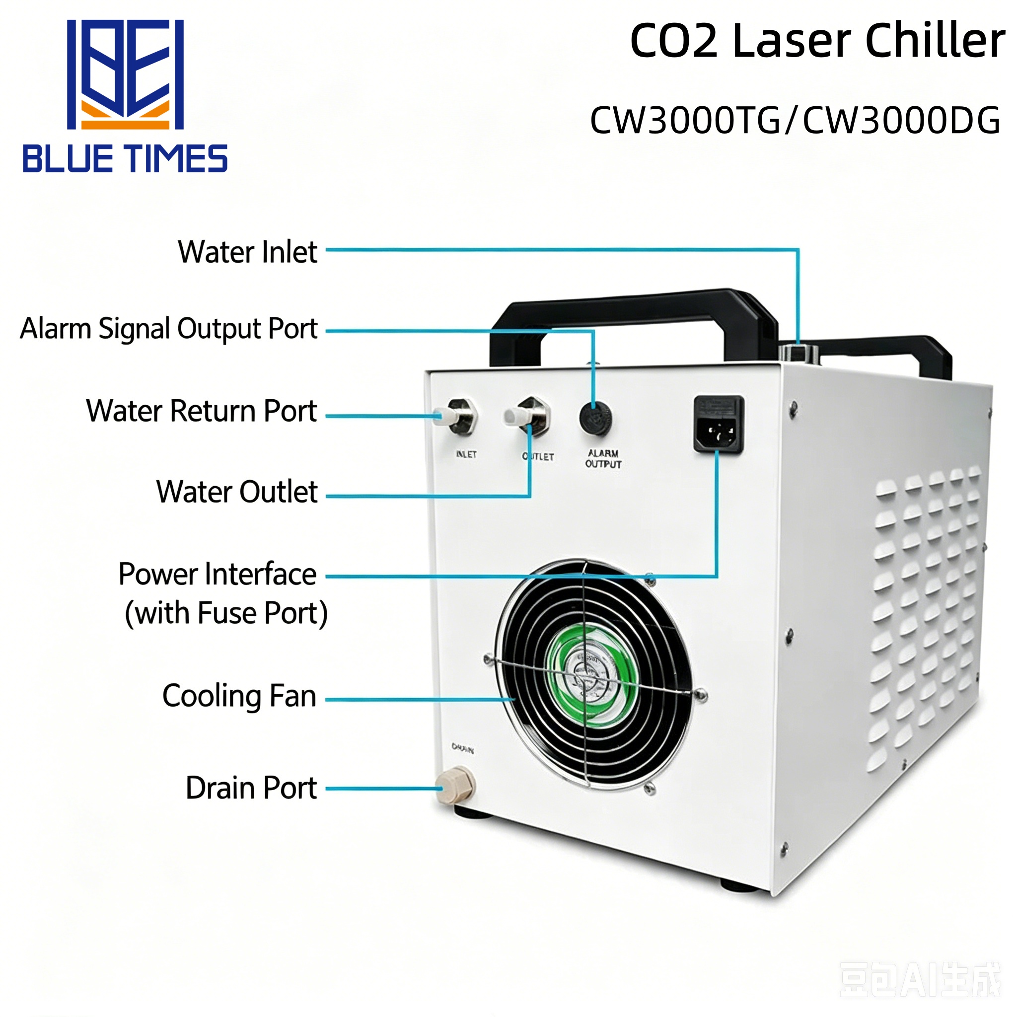 Industrial Water Chiller 9LTan - Laser Chiller Water Cooler ulasan dan harga