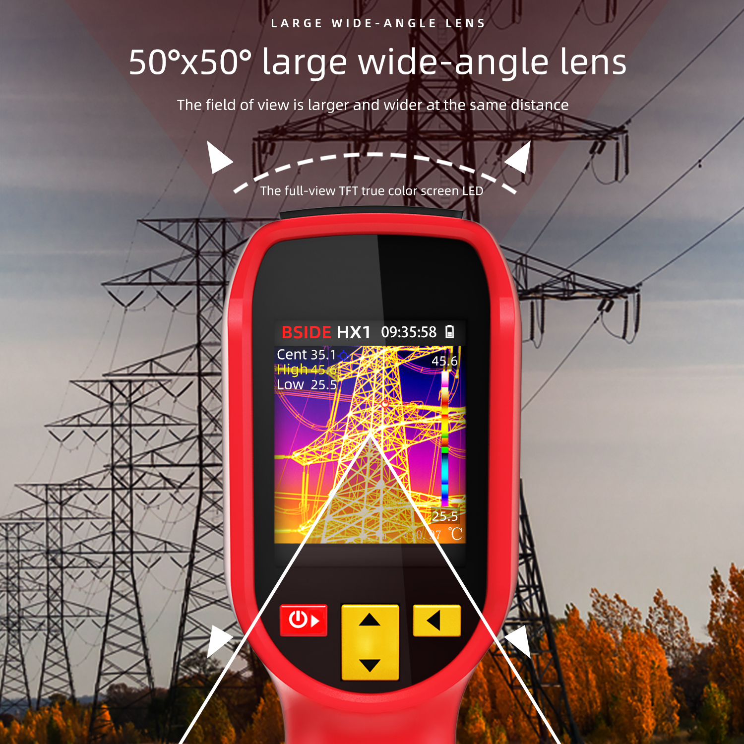 BSIDE Thermal Imager Camera HX - Industrial Laser Thermometer ulasan dan harga