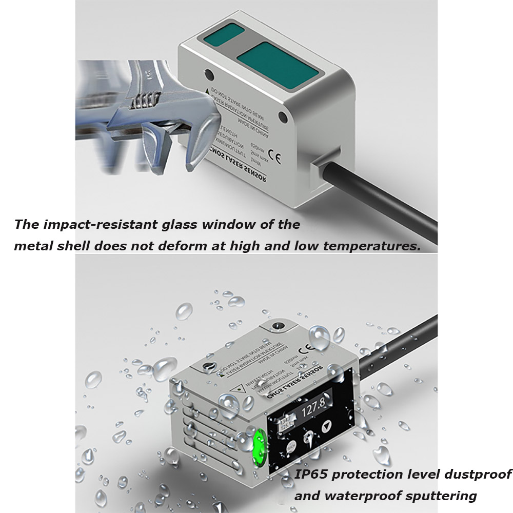 0.1mm Accuracy Non‑Contact Las - Industrial Laser Displacement Sensor ulasan dan harga