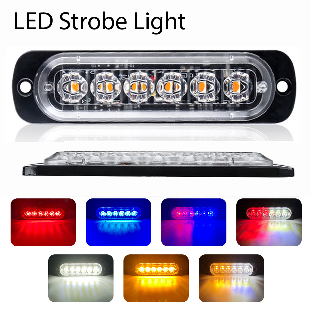 6 LED Strobe Warning Lights St - Industrial Laser Pointer 24V ulasan dan harga