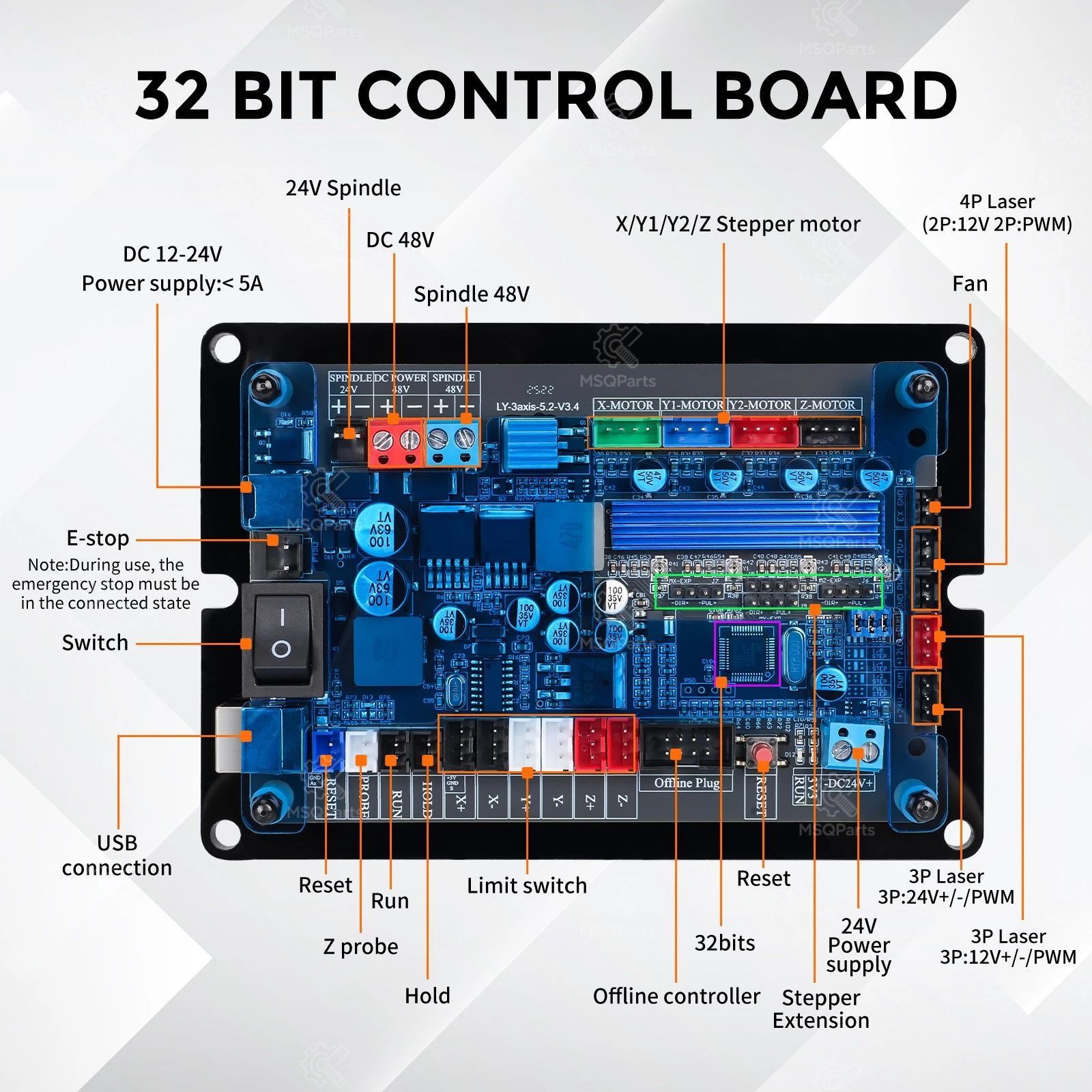 3 Axis GRBL Control Board DIY  - Laser Controller Board ulasan dan harga