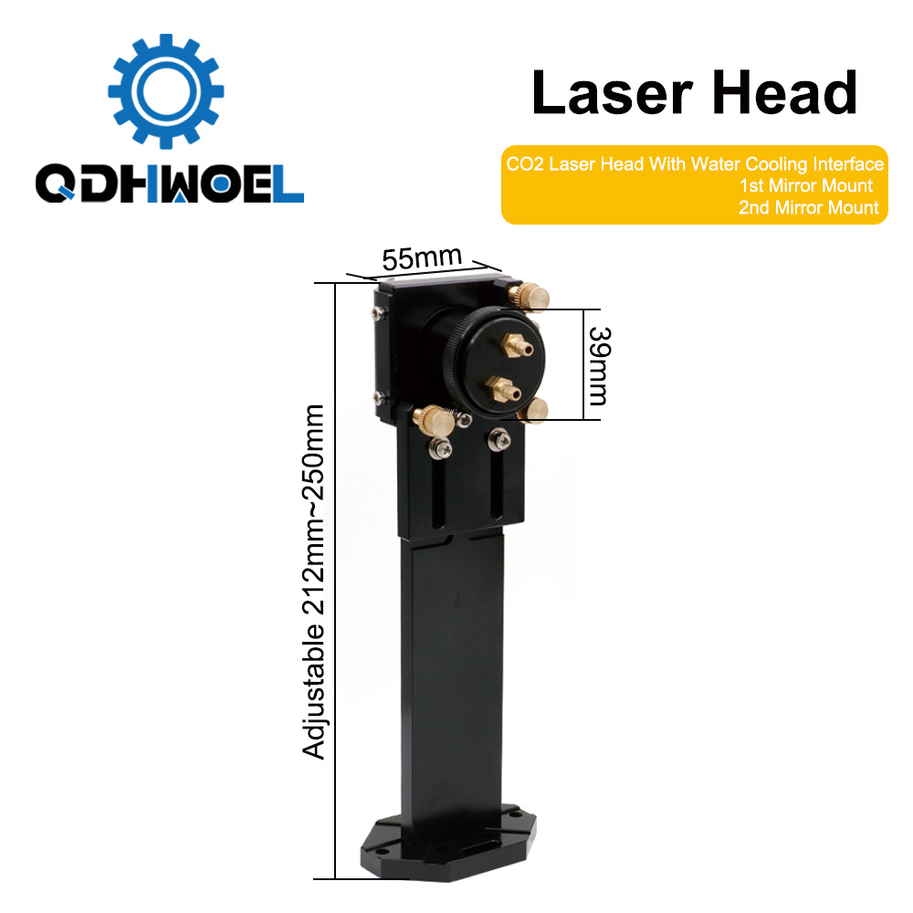 QDHWOEL Water Cooling CO2 Lase - Co2 Laser Mirror ulasan dan harga